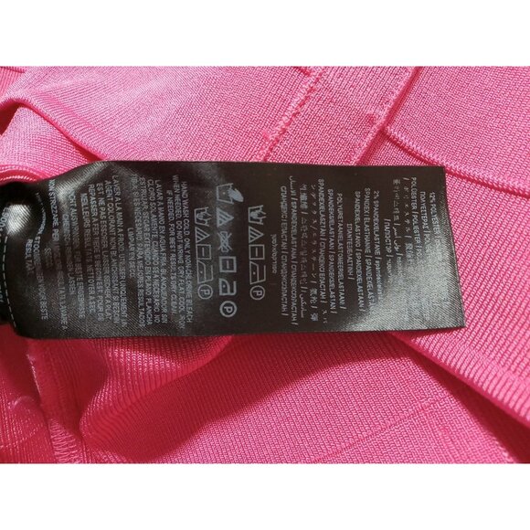 GUESS Dress Womens SMALL PINK BODYCON Party Preowned Casual Work Date Used Chic - Picture 9 of 9